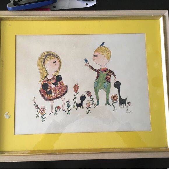 Miriam Bess1960's boy and girl artwork